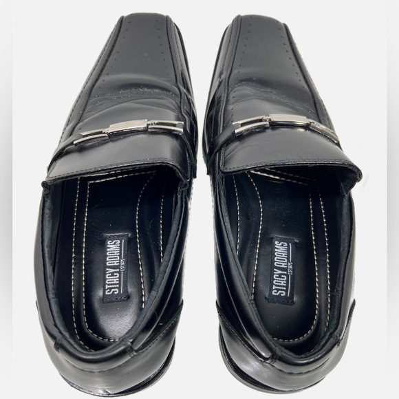 Stacy Adams Black Mens Cade Slip On Loafer size 8 - Picture 7 of 8